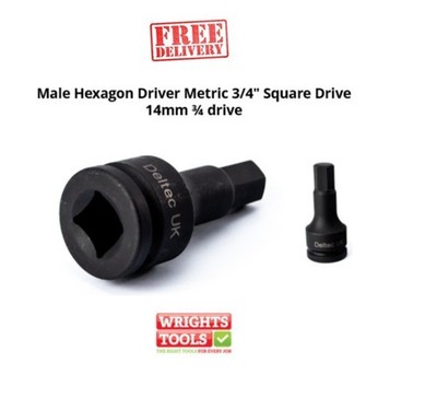 14 mm 3/4 Antrieb metrisch Innensechskant HERGESTELLT IN UK