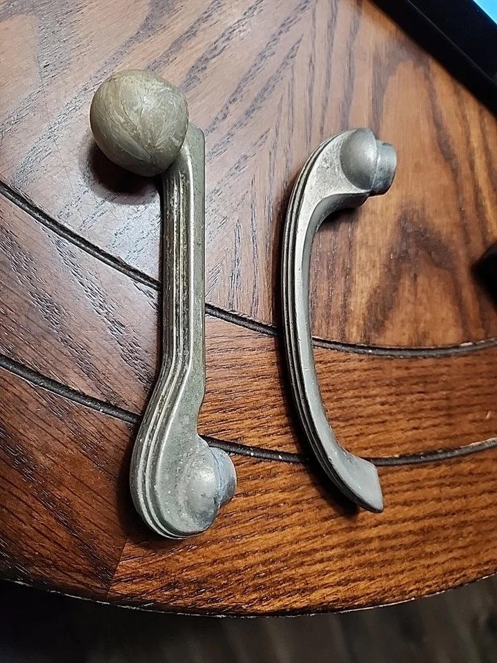 1941 1946 1947 Dodge Truck manivela ventana manivela fabricante de equipos originales juego de manijas de puerta vintage 2953 Foto 2 de 3