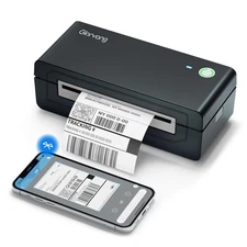 Gloryang Bluetooth Thermal Shipping Label Printer, 4X6 Inkless Label Machine ...