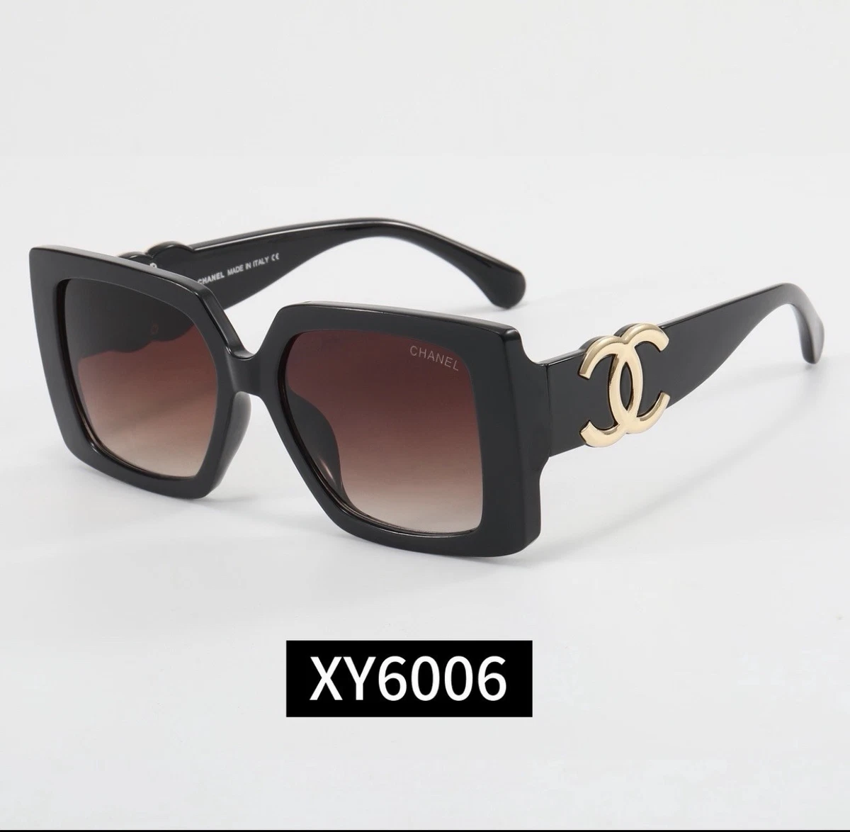 CHANEL Women's Black Cat Eye Sunglasses for sale | eBay