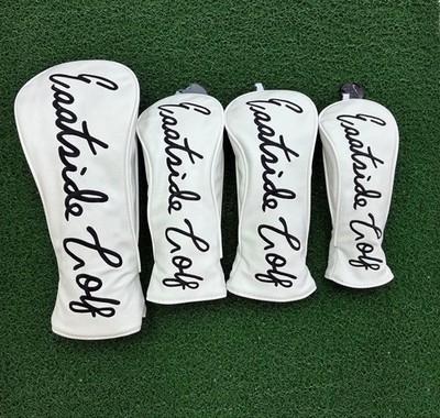 Eastside Golf 1961 4-teiliges Name Head Cover weiße Farbe【DR×1 FW×2 UT×1...