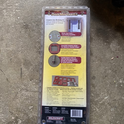 Milescraft 1220 Door Mortise Kit+ New Sealed - Picture 2 of 2
