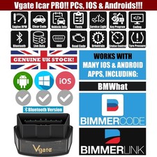 G14 Vgate IcarPro Bluetooth OBD Scanner Android iOS BMWhat Bimmerlink Bimmercode