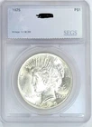 1925 Peace Dollar Superb Gem BU ++++ All White Blazer See  Description