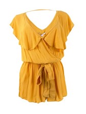O'Neill Women's Ruffled Romper Swim Cover-Up