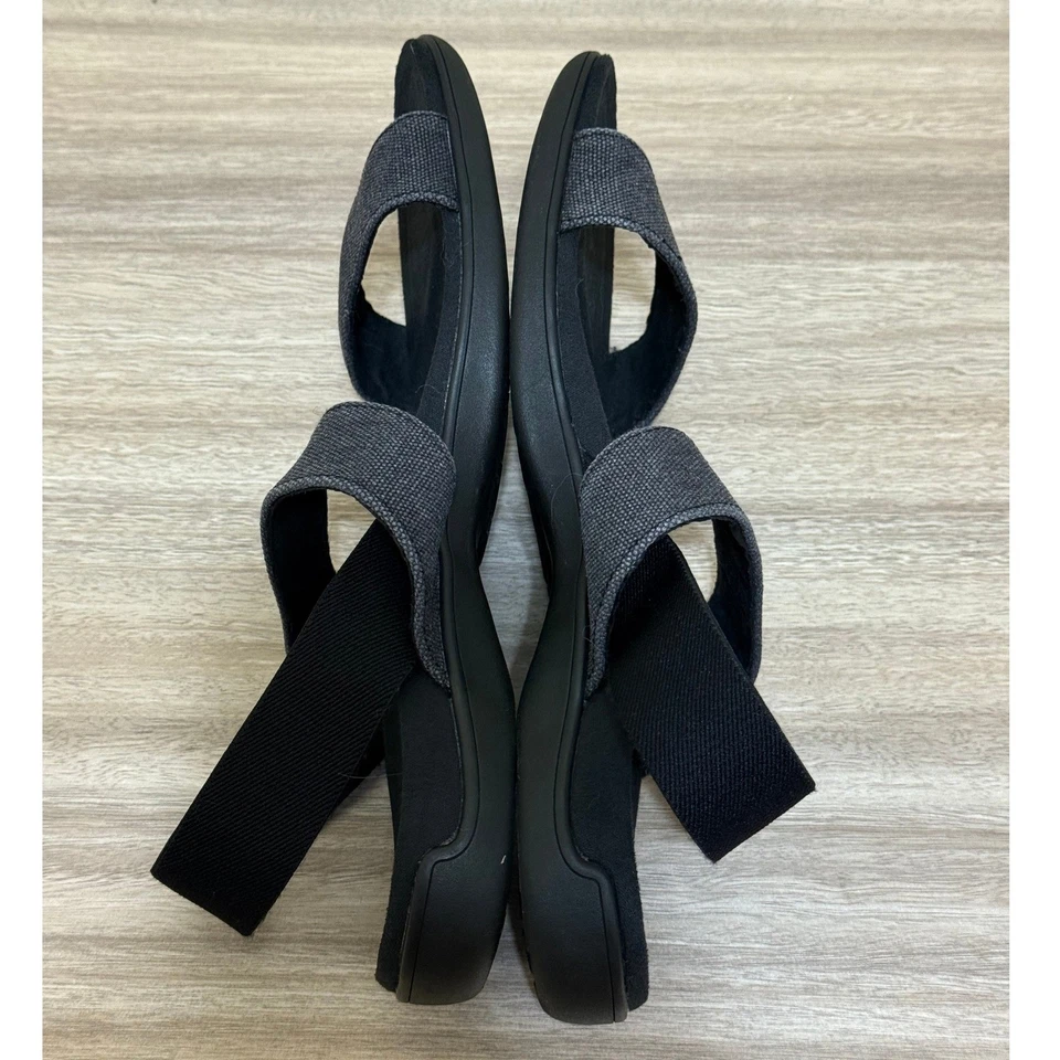 Sandalias Merrell para mujer 9 gris apagón con tiras cómodas espuma viscoelástica sin cordones Foto 3 de 4