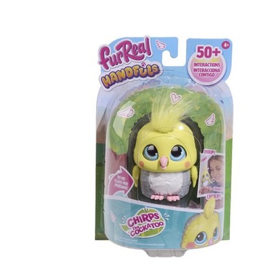 FurReal Handfuls Chirps The Cockatoo Interactive Toy 50+ Sounds & Reactions