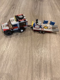 Retired Lego City Set #4433: Dirtbike Transporter (95% Complete)