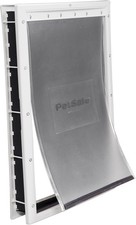 PetSafe Plastic Pet Door - Easy Install for Wood, PVC Metal  Paneled Doors-XL