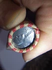 WHEAT PENNY ROLL WITH A  BU 1943-D STEEL WHEAT PENNY SHOWING