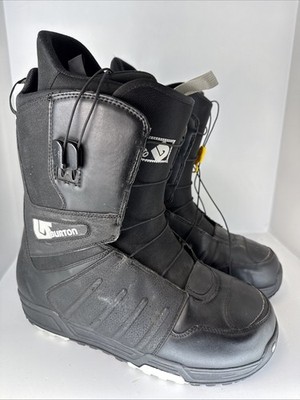 Burton Imprint Snowboard Boots, Black Leather Mens 15