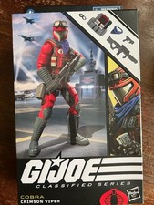 Hasbro G.I. Joe Classified Series Cobra Crimson Viper Action Figure w Gun