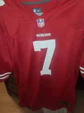 Nike 49ers Kaepernick 7 Jersey Adult Large Red NFL Football