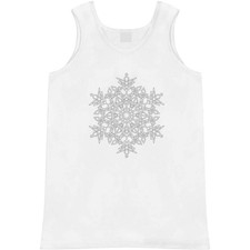 'Delicate Snowflake' Adult Vest / Tank Top AV048067 