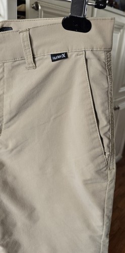Hurley Lightweight Shorts Teens/Boys Size 16 Tan/Beige Chinos, Quick Dry - Picture 3 of 9