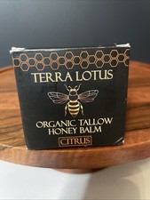 Terra Lotus Organic Beef Tallow Balm with Raw Honey Citrus Moisturizing - NIB