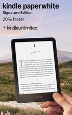 Kindle Paperwhite Signature Edition 32GB   20 Faster with Auto-Adjusting Front