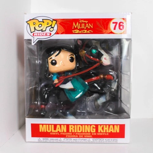 Funko Pop! Rides: Disney Mulan Riding Khan 6 inch Horse Vinyl Figure #76