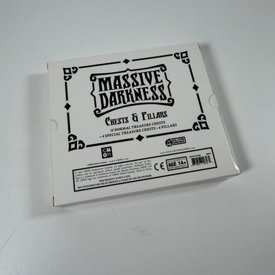 Massive Darkness CMON Board Game Chests & Pillars 15+4 Chests 6 Pillars