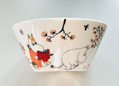 Lizenzierte Mumin Four Seasons Serie ''Autumn'' Bone China 500 ml weiß Müslischale