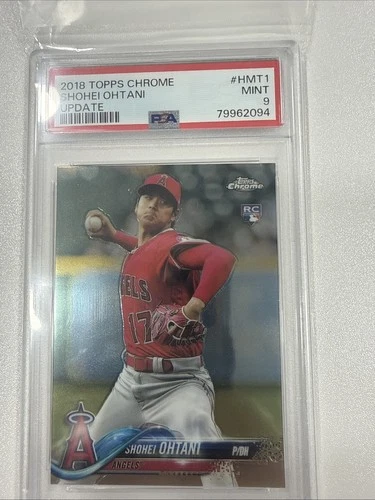 2018 Topps Chrome Shohei Ohtani PSA 9