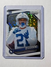 DJ Giddens 2025 Panini Prizm Rookie White Disco Prizm Indianapolis Colts