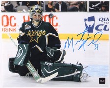 Marty Turco Signed Stars 8x10 Photo (COJO)