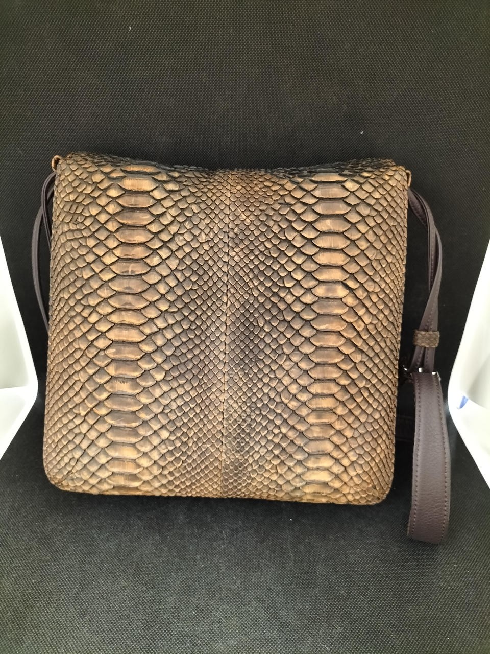 Not Selectable Python Genuine Leather Shoulder Bag - image 2