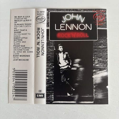 JOHN LENNON - ROCK ’N’ ROLL (UK CASSETTE TAPE) - Picture 4 of 6