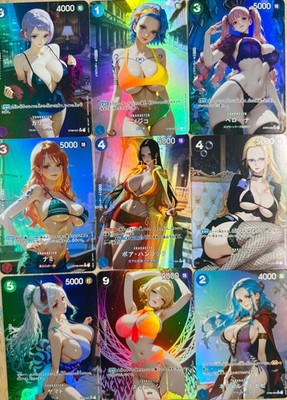 Boa Hancock Nami Perona Card One Piece Goddess Story Doujin Custom-9PCS/SET _80