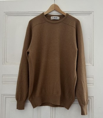 Vintage Pringle Camel Hair Pullover  Gr 44 Made in Scotland