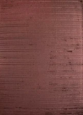 Rug Modern Hand Loom Luxurious Viscose Color Coral/Cayenne Design Handmade Rug