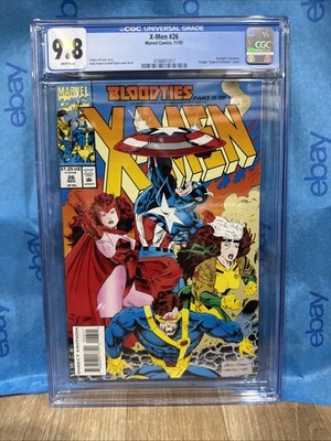 X-Men #26 CGC 9.8 1993 Captain America Rouge scarlet Witch MCU Graded Comic