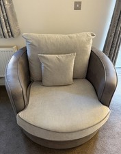 Grey & Brown Swivel Cuddle