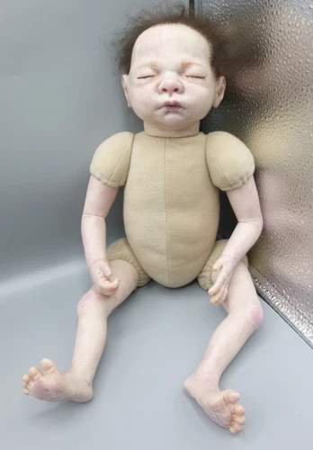 Simon Laurens Reborn Doll Preemie Tiny Baby Girl Sculpt Poppy Soft Body 16"