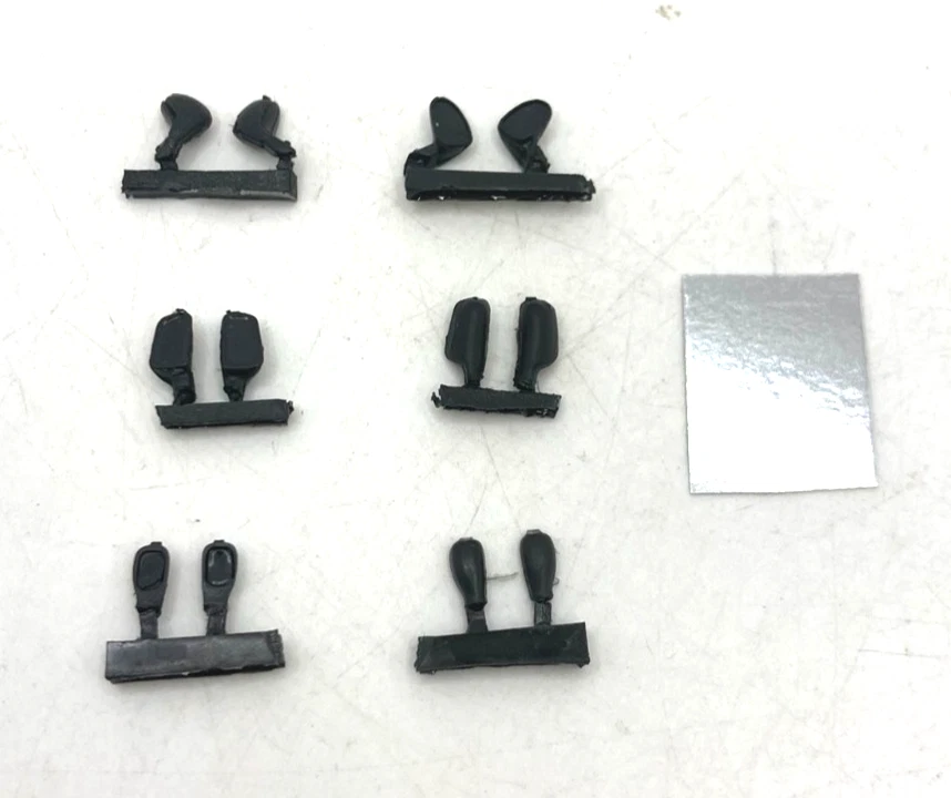 M.M.B 043E KIT RESINE / DIVERS RETROVISEURS PEUGEOT CITROEN X 6 PAIRES 1/43 - Photo 1/2