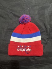 Mitchell and Ness Washington capitals hockey NHL Beanie Cap Hat team colors