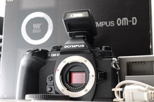 Olympus OM-D E-M1 16.3MP Mirrorless Camera body w/Flash Box -Shots 19,765-MINT-