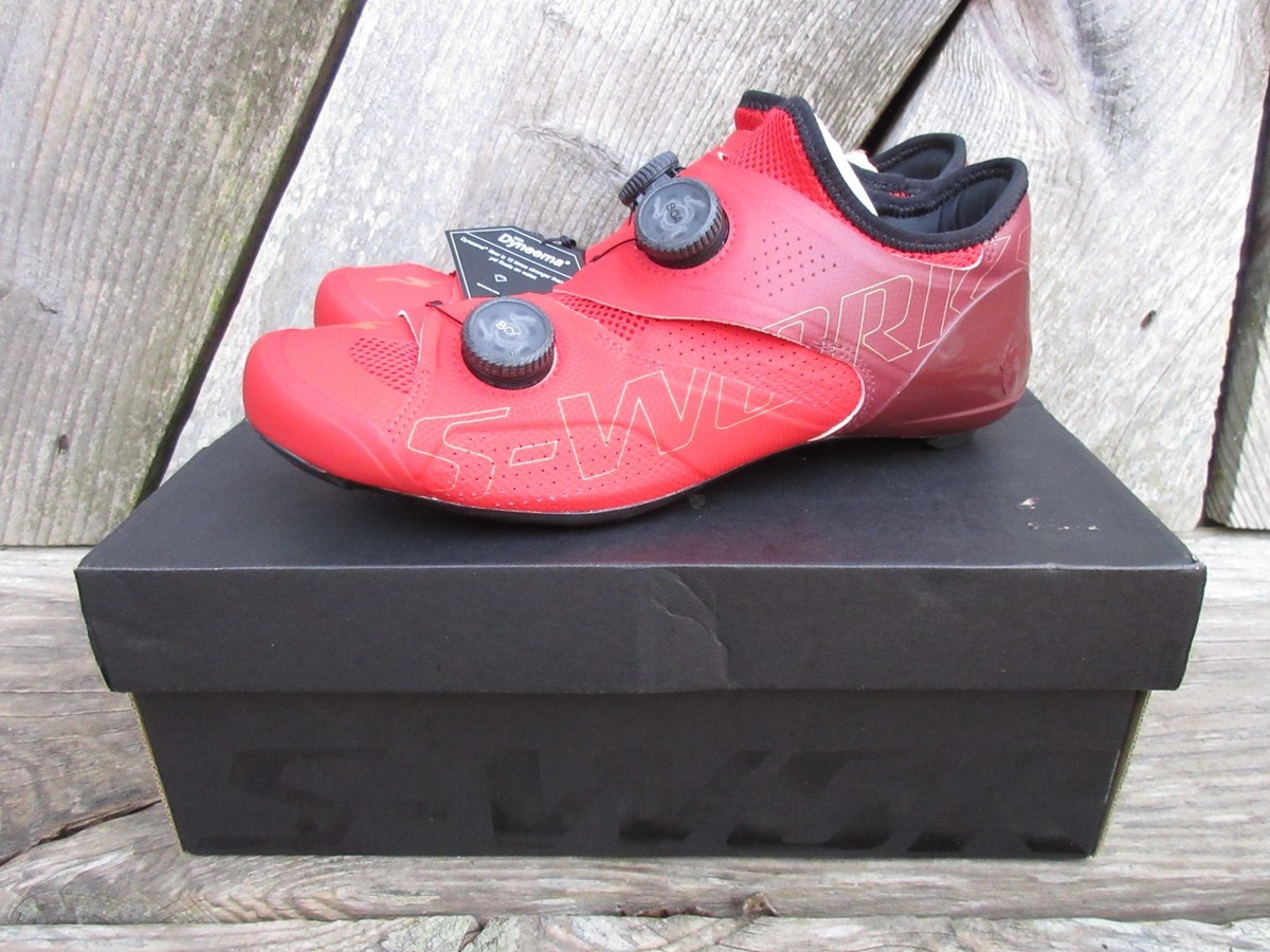 Specialized S-Works Ares Road Cycling Shoes Flo Red/Maroon Size 41