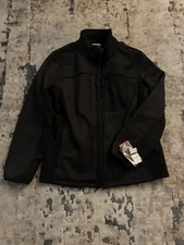 Reebok Men’s Outerwear Knit Jacket In Black Size X-Large