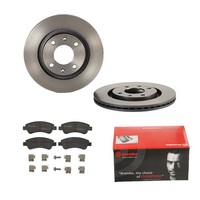 Brembo Bremsscheiben Ø266MM + BremsbelÄGe Vorne FÜR Xsara Picasso Citroen