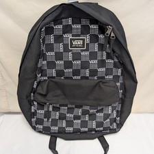 Vans Backpack - Black And White Repeating Logo