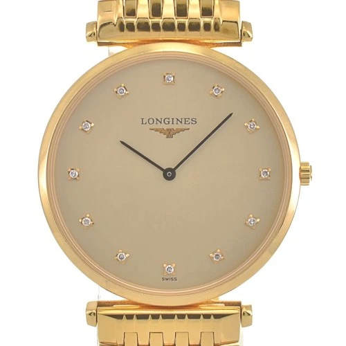 discount LONGINES Grand Classic L4.709.2 12P diamond Dial Men's K#140211