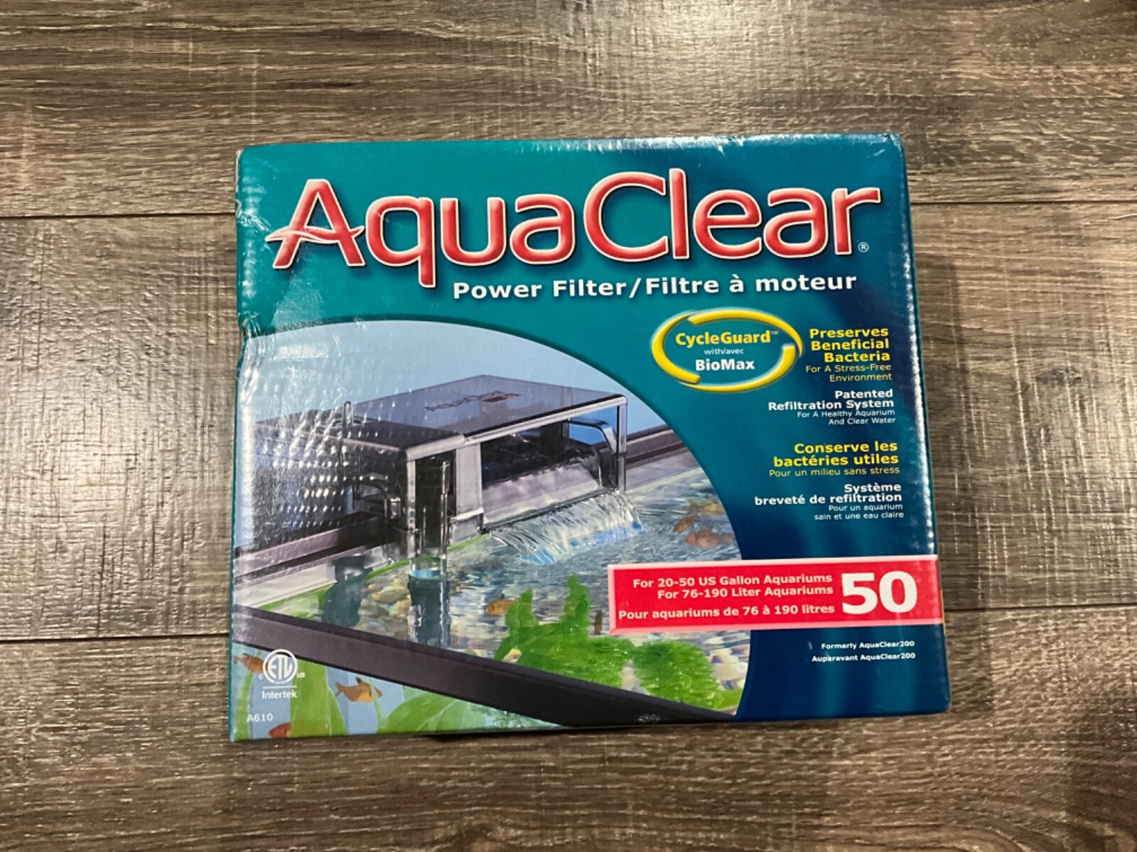AQUACLEAR 50 POWER FILTER 20 50 GALLON AQUARIUMS A610 eBay