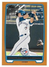 A.J. Jimenez 2012 Bowman Draft Picks Orange #BP5 Serial #142/250 NrMt