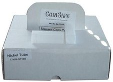 Coin Safe Square Tubes US Nickel Size Box Of 100 High Quality Jefferson Buffalo