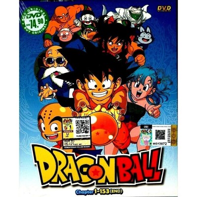 DVD Dragon Ball Eps 1-153End + Dragonball Z Ep 1-291End. English Dub. Dual  audio