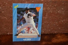 NEW YORK YANKEES ALAN MILLS CLASSIC '91 TRIVIA GAME BASEBALL CARD 