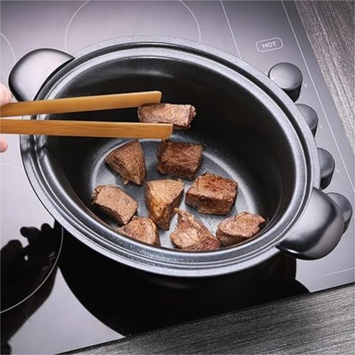 Russell Hobbs 6L Searing Slow Cooker Digital 3 Heat Settings Non-Stick Pot Black - Picture 5 of 6