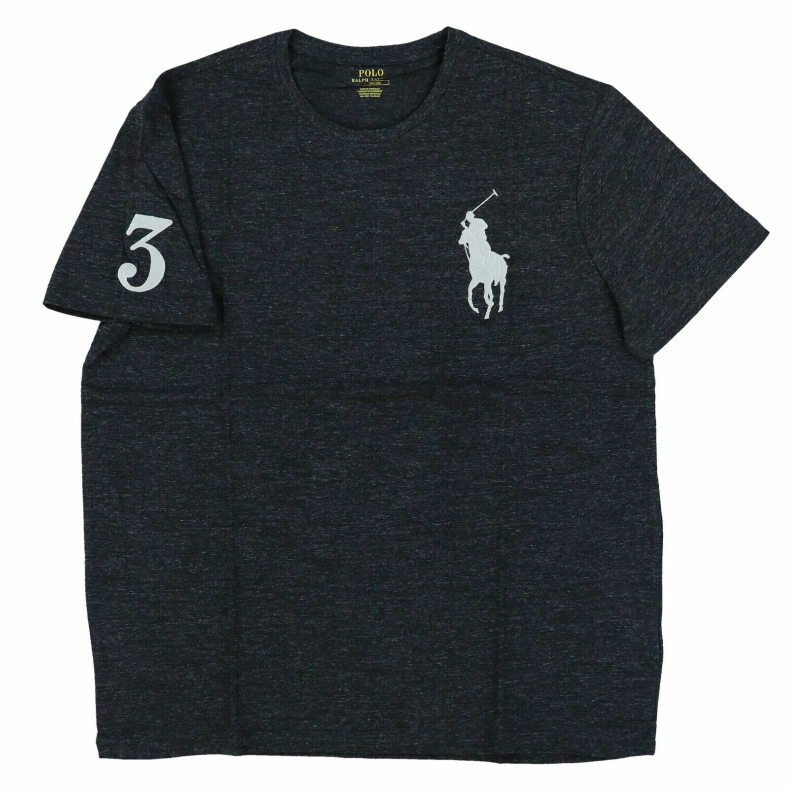 Polo Ralph Lauren Mens TShirt Crew Neck Embroidered Big Pony Logo eBay